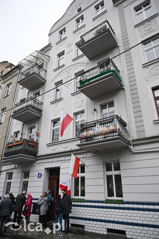 Odsłonięcie pamiątkowej tablicy