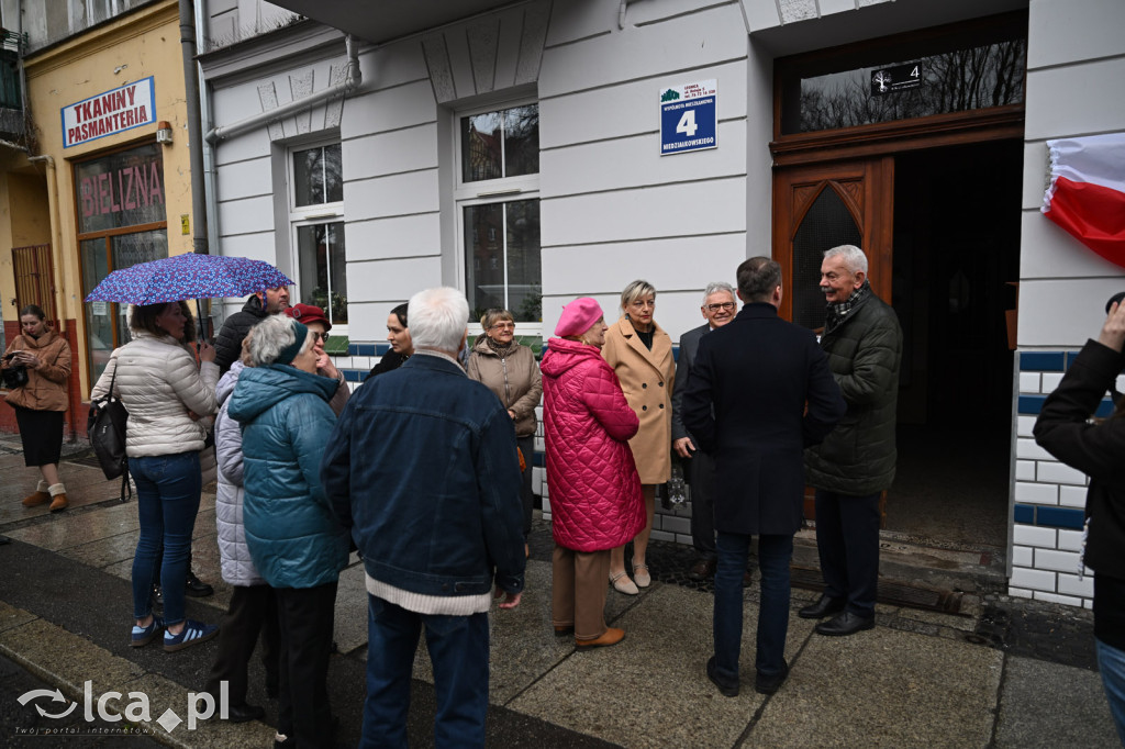 Odsłonięcie pamiątkowej tablicy