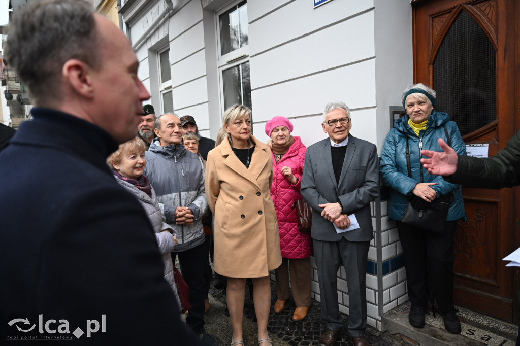 Odsłonięcie pamiątkowej tablicy