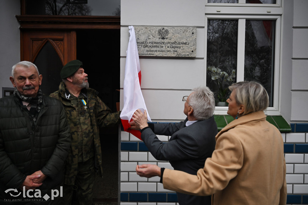 Odsłonięcie pamiątkowej tablicy