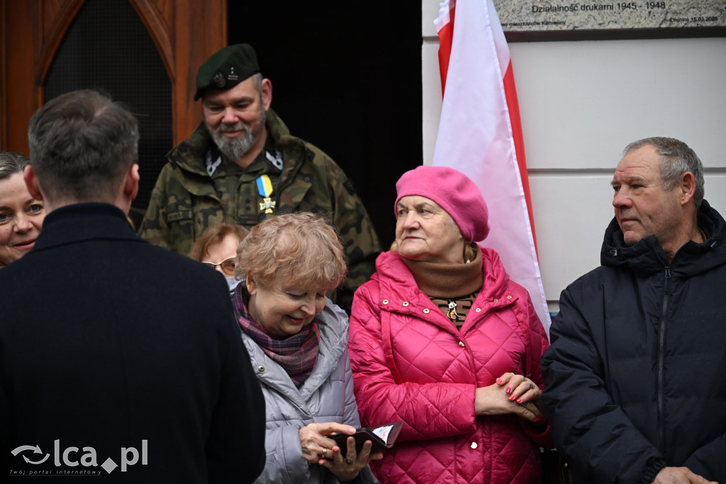 Odsłonięcie pamiątkowej tablicy