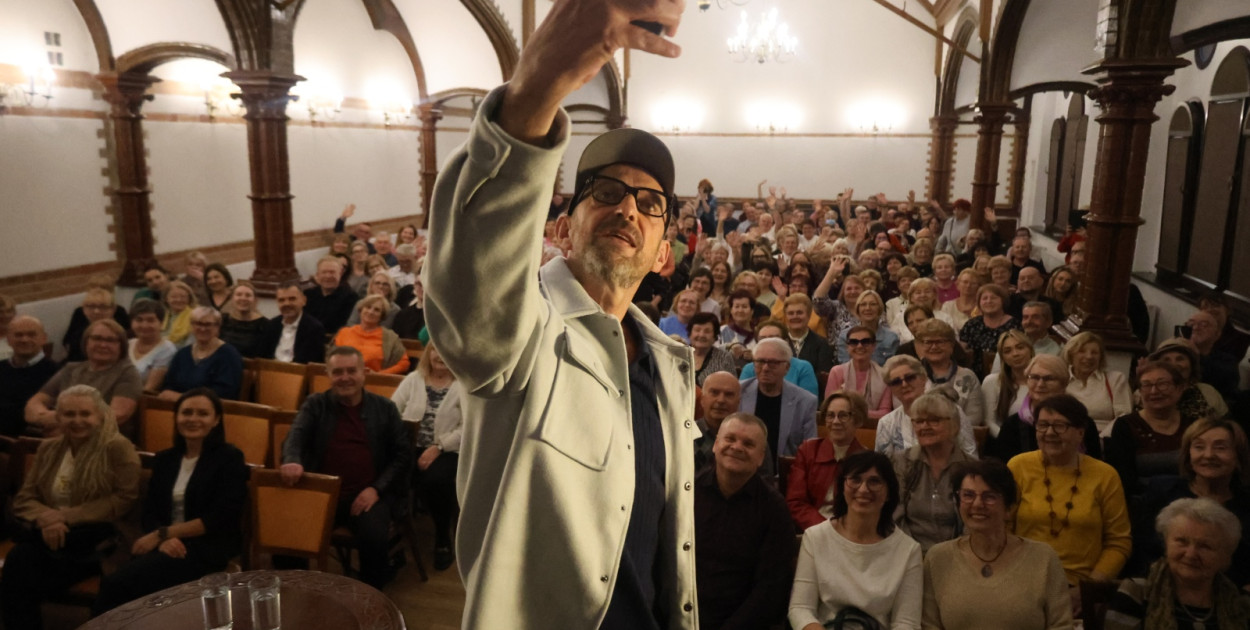 Spotaknie z Januszem Chabiorem