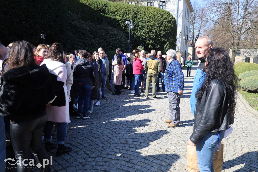 Gorąco przed siedzibą ZUS w Legnicy