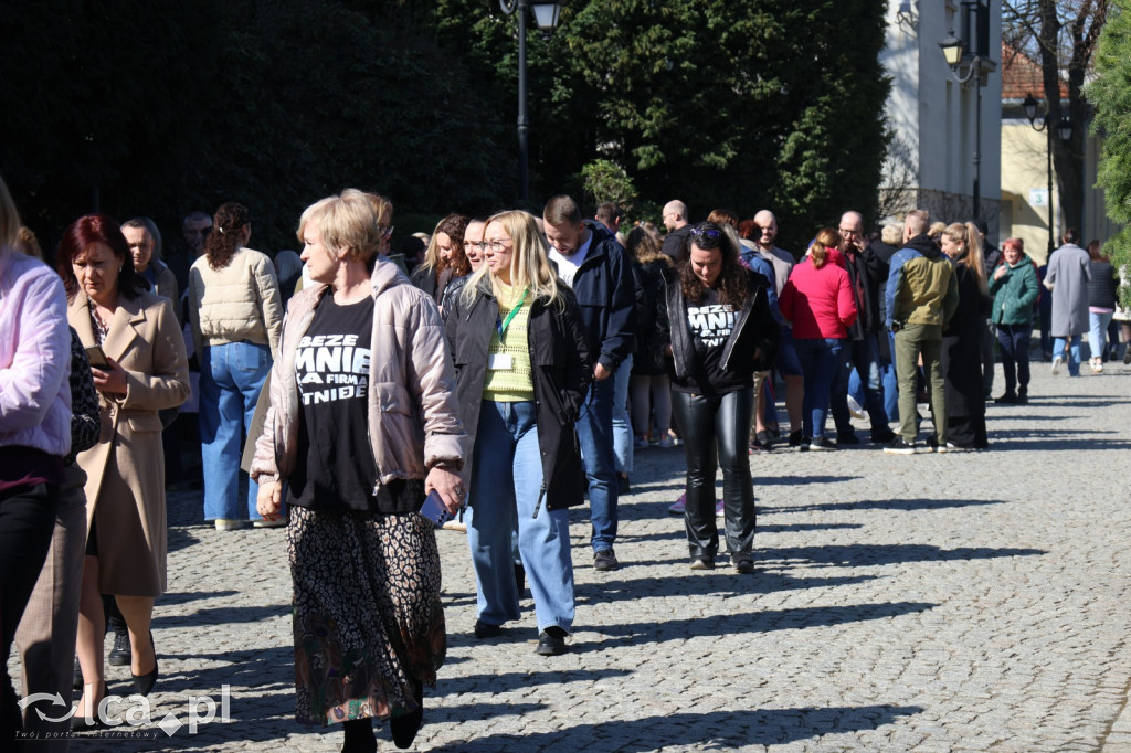 Gorąco przed siedzibą ZUS w Legnicy