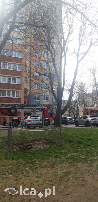 Akcja strażaków na 10. piętrze. To były ćwiczenia