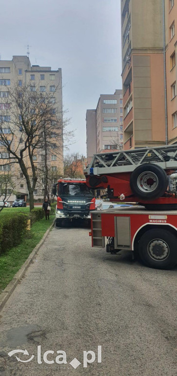Akcja strażaków na 10. piętrze. To były ćwiczenia