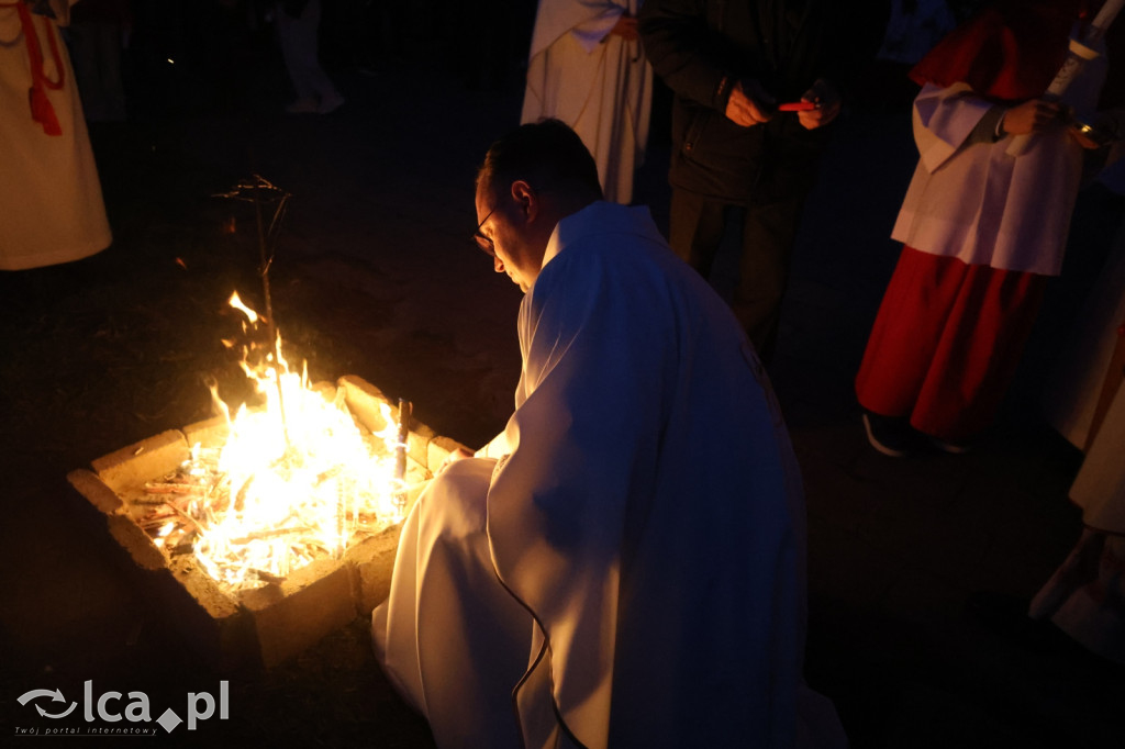 Wigilia Paschalna w kościele NSPJ w Legnicy