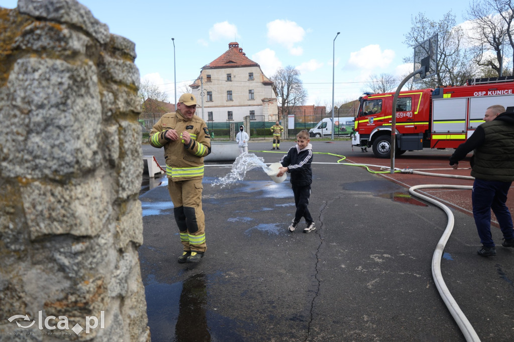 Strażackie lanie w Kunicach