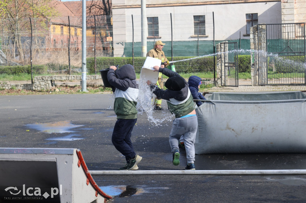 Strażackie lanie w Kunicach