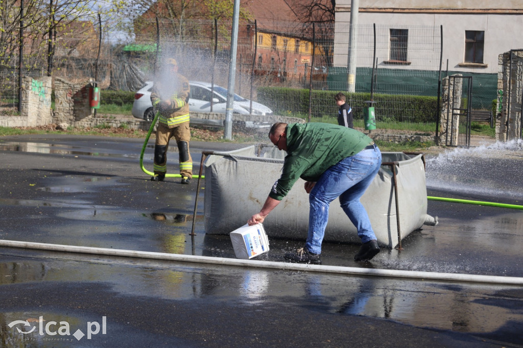 Strażackie lanie w Kunicach