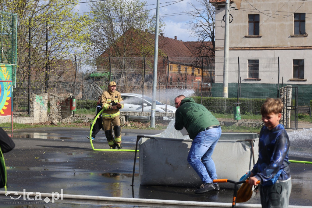 Strażackie lanie w Kunicach