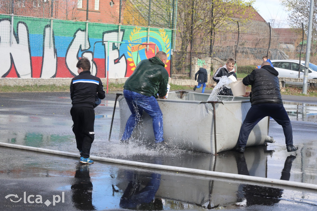 Strażackie lanie w Kunicach
