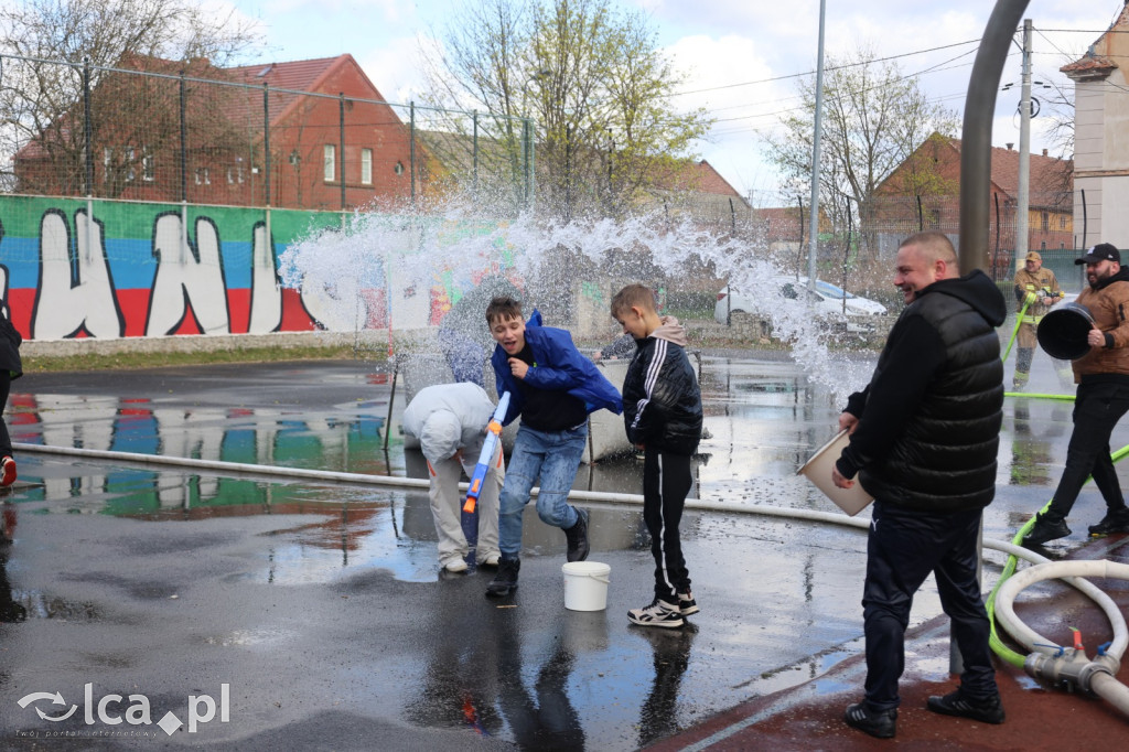 Strażackie lanie w Kunicach