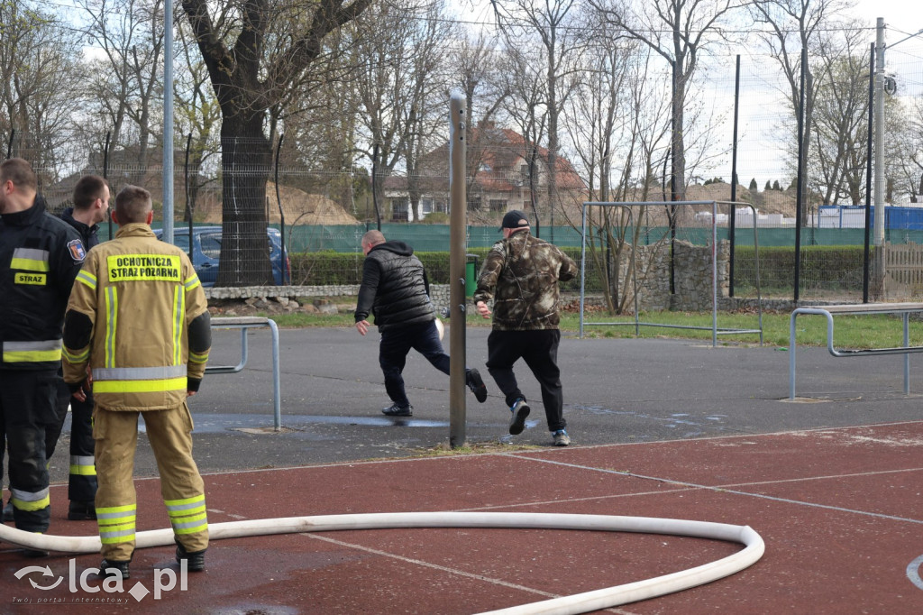 Strażackie lanie w Kunicach