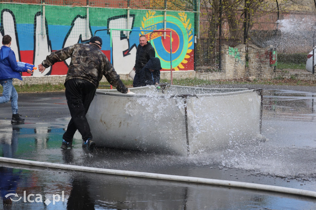 Strażackie lanie w Kunicach