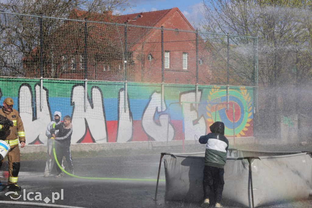 Strażackie lanie w Kunicach