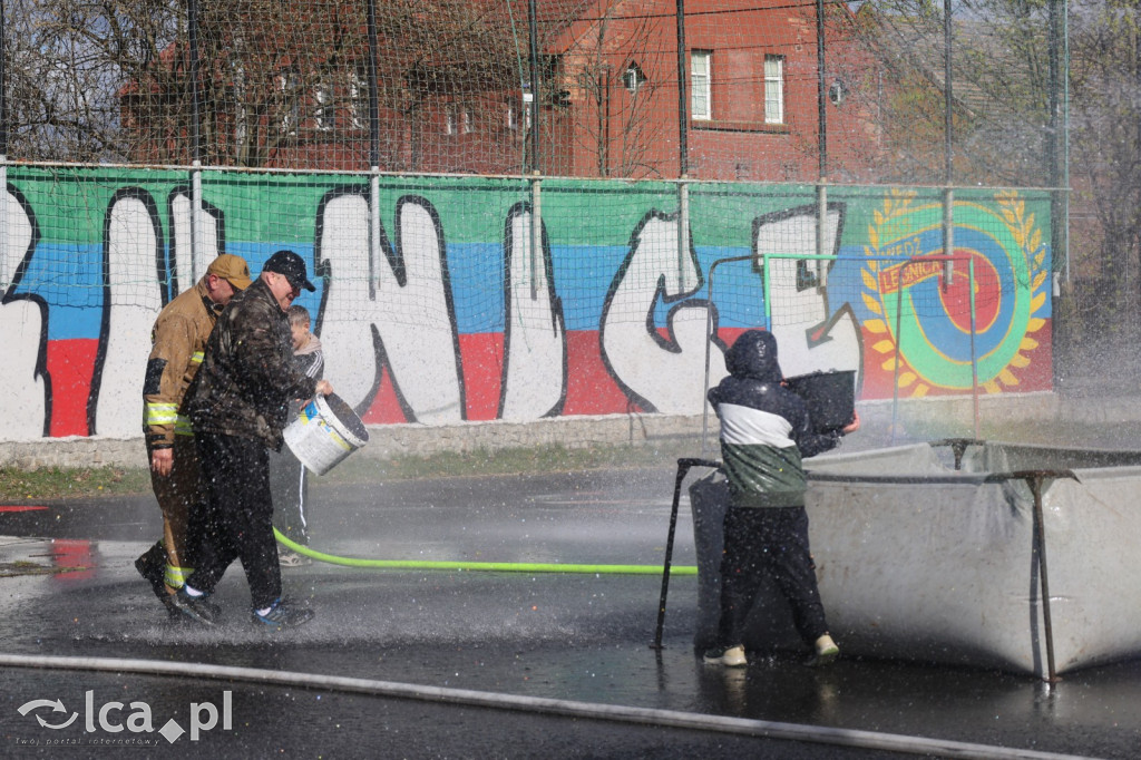 Strażackie lanie w Kunicach
