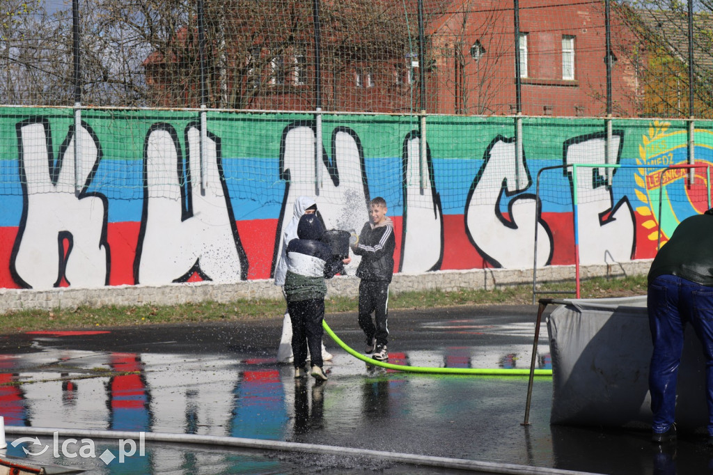 Strażackie lanie w Kunicach