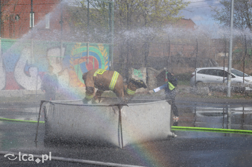 Strażackie lanie w Kunicach