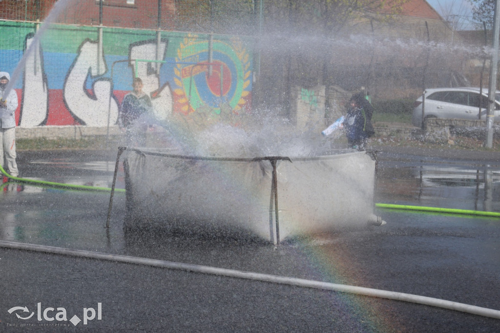 Strażackie lanie w Kunicach