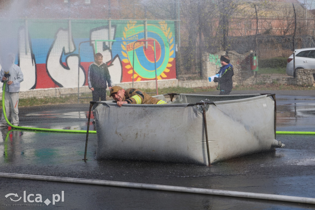 Strażackie lanie w Kunicach