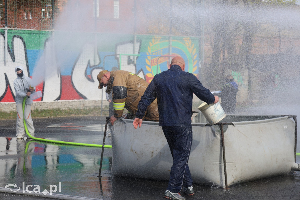 Strażackie lanie w Kunicach
