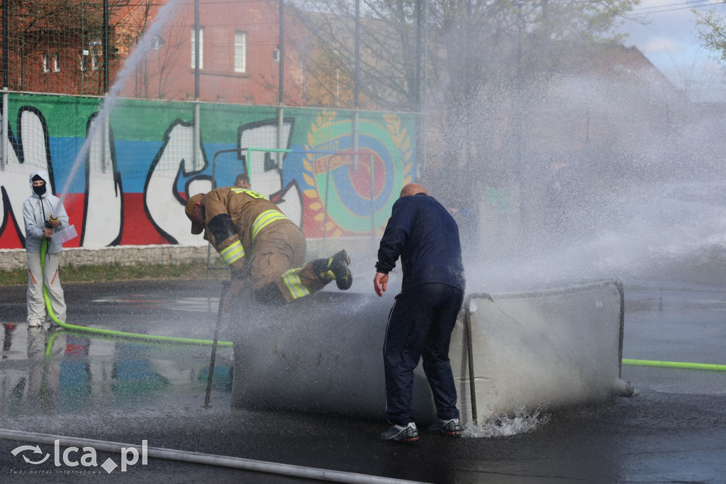 Strażackie lanie w Kunicach