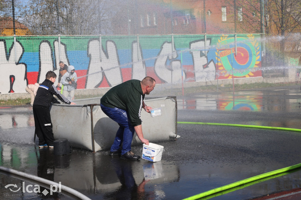 Strażackie lanie w Kunicach
