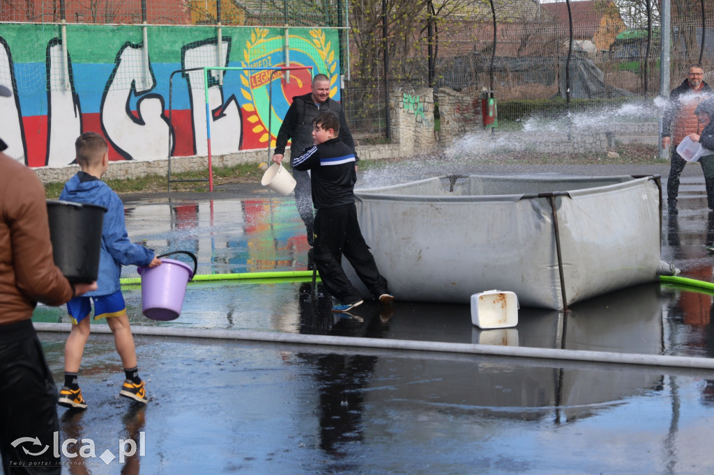 Strażackie lanie w Kunicach