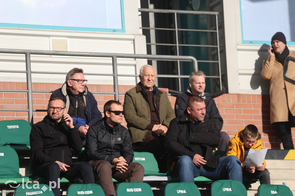 Kibice na meczu Miedź Legnica - Polonia Bytom