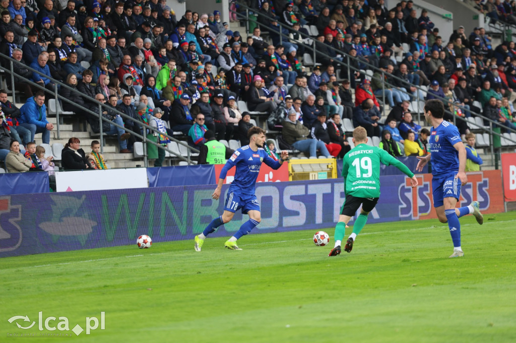 Zimny prysznic na Stadionie Orła Białego!