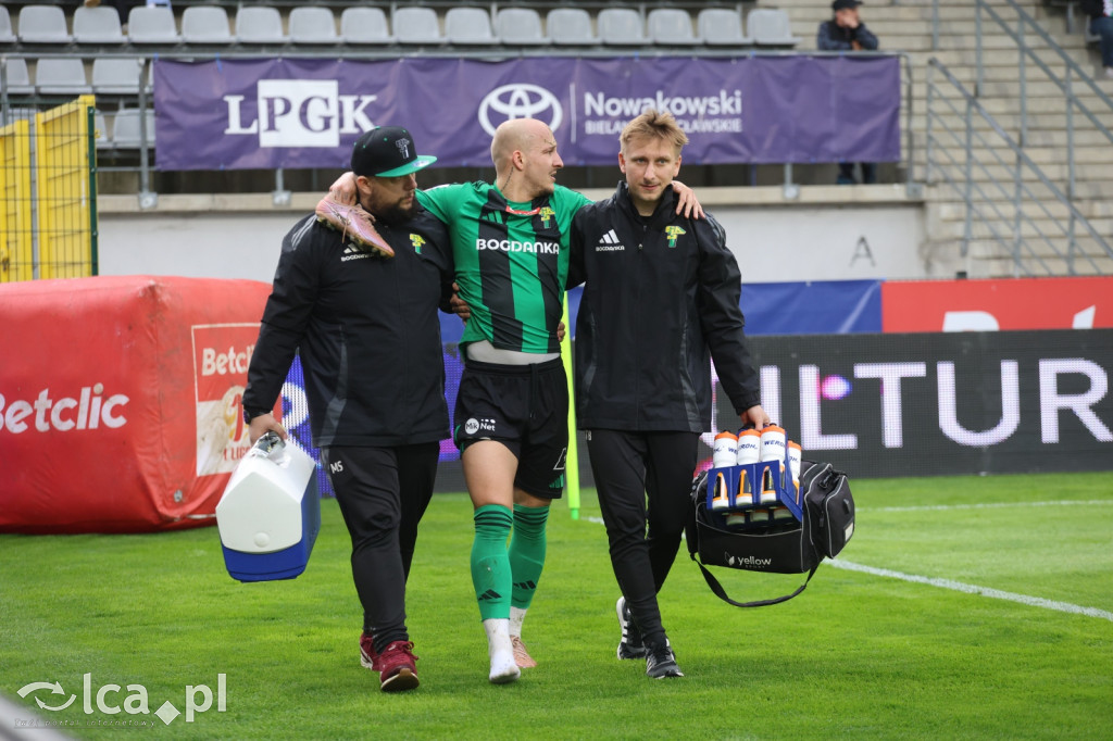 Zimny prysznic na Stadionie Orła Białego!