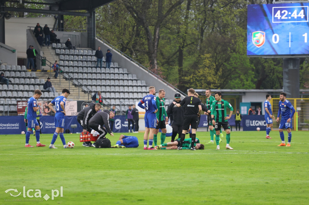 Zimny prysznic na Stadionie Orła Białego!