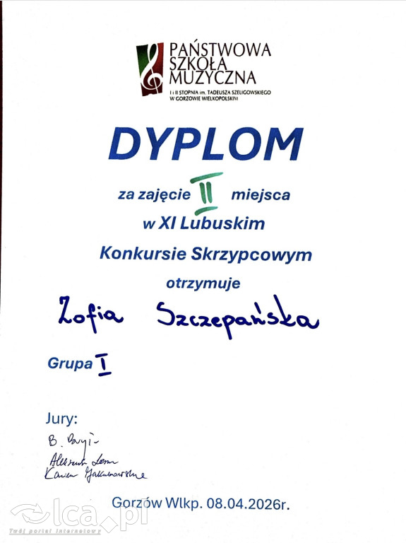 Triumf młodych wirtuozów z Legnicy!