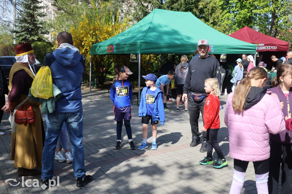 Młodzi biegacze w Legnickim Polu