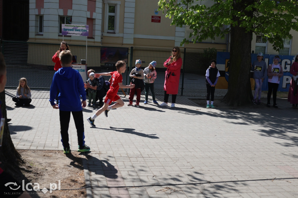 Młodzi biegacze w Legnickim Polu