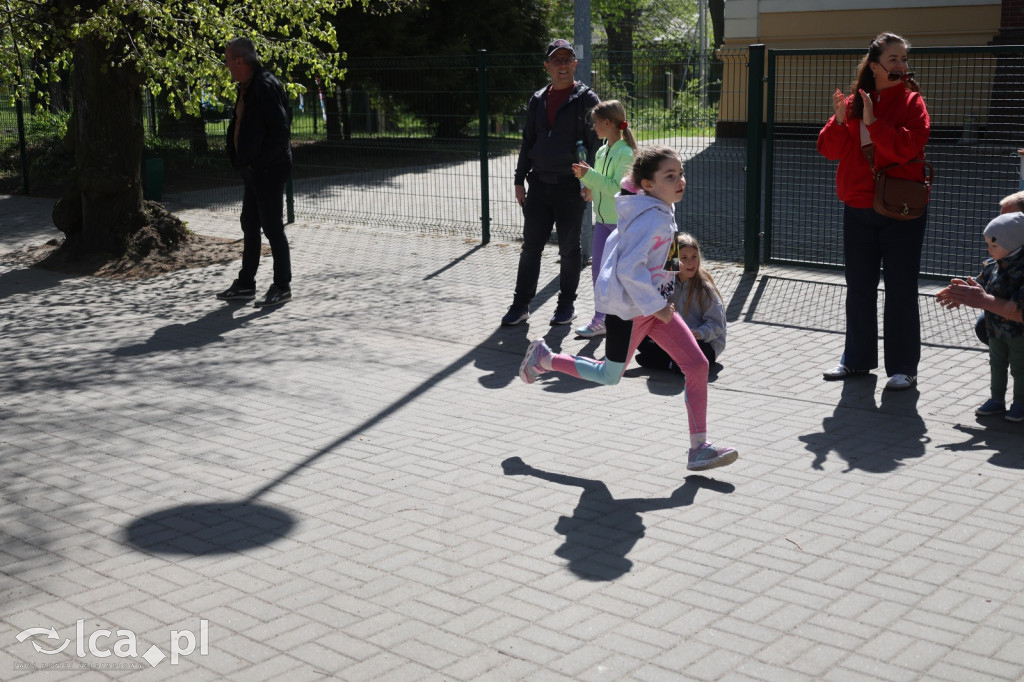Młodzi biegacze w Legnickim Polu