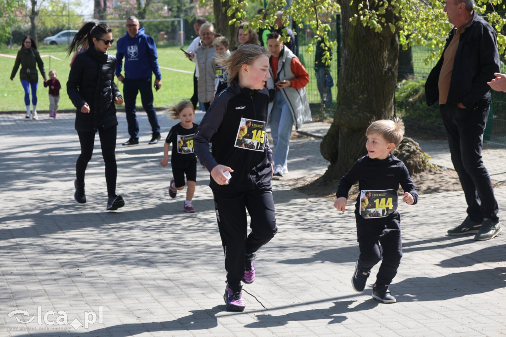 Młodzi biegacze w Legnickim Polu