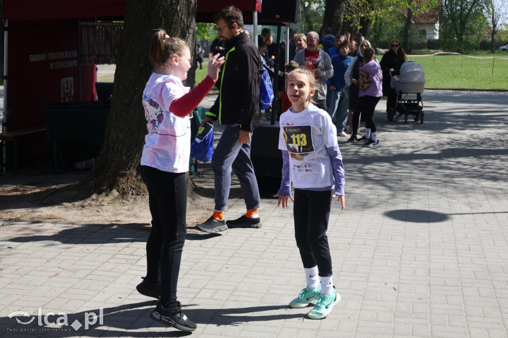Młodzi biegacze w Legnickim Polu