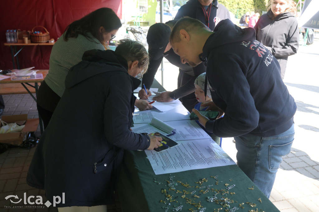 Młodzi biegacze w Legnickim Polu