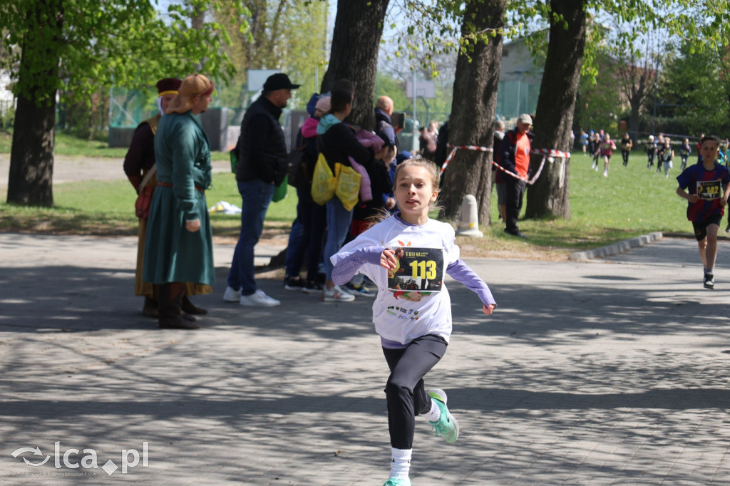 Młodzi biegacze w Legnickim Polu