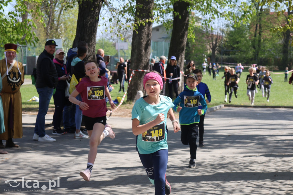 Młodzi biegacze w Legnickim Polu