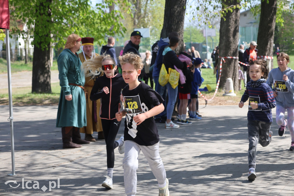 Młodzi biegacze w Legnickim Polu