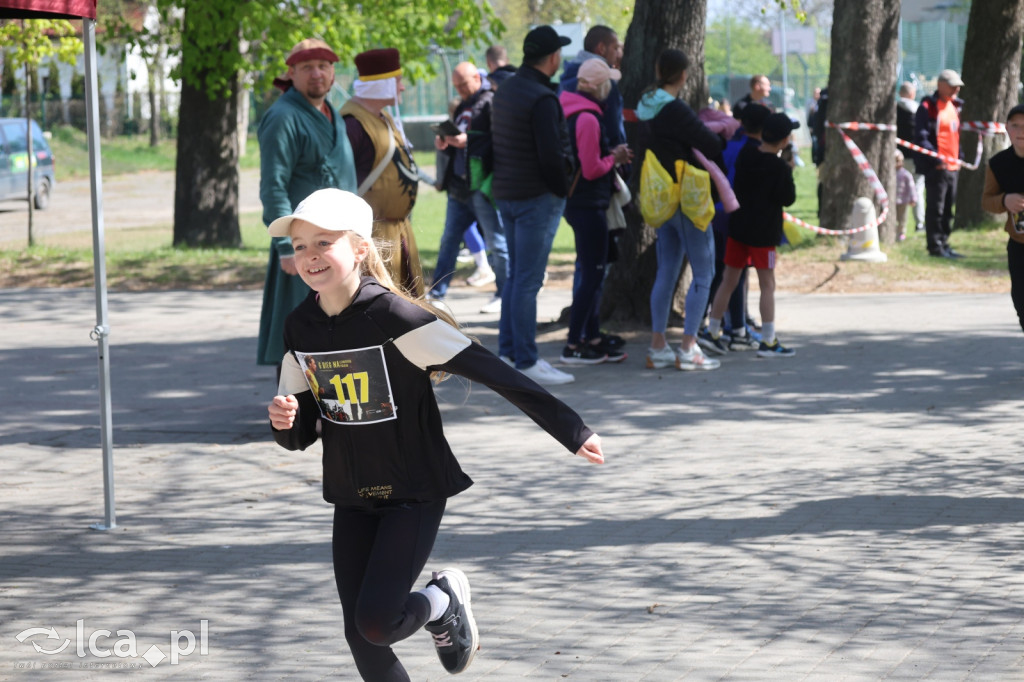 Młodzi biegacze w Legnickim Polu