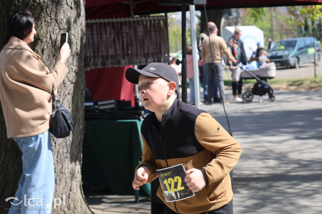 Młodzi biegacze w Legnickim Polu