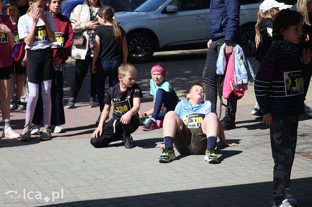 Młodzi biegacze w Legnickim Polu
