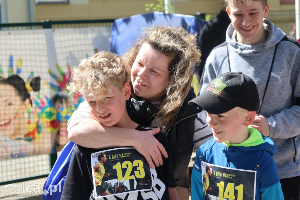 Młodzi biegacze w Legnickim Polu