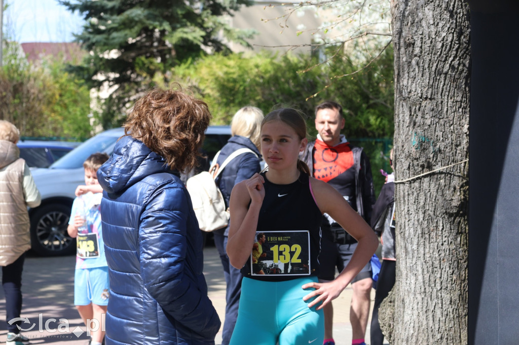 Młodzi biegacze w Legnickim Polu