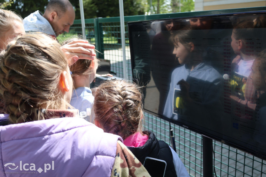 Młodzi biegacze w Legnickim Polu