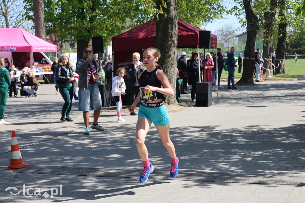 Młodzi biegacze w Legnickim Polu